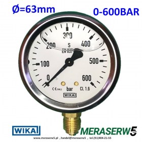 M63R/G 0-600BAR WIKA
